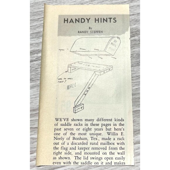 H Eiser Mens Fashion Vintage Print Ad 1960s Raincoat Slicker Western Ranch - Picture 3 of 6